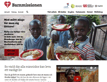 Tablet Screenshot of barnmissionen.se